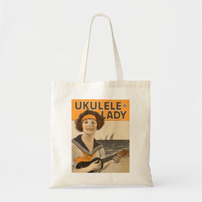 Ukulele Lady #2 Tote Bag (Front)