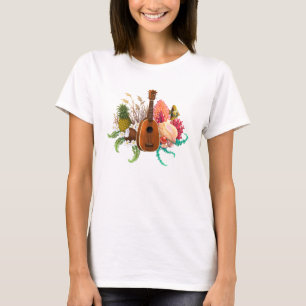 Ukulele Land & Sea Pineapple T-Shirt