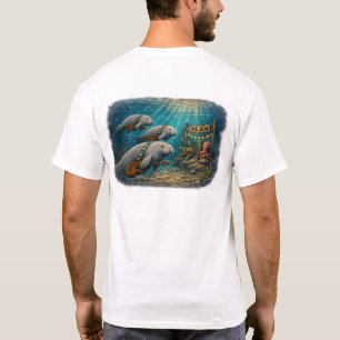 Ukulele Life™ - 3 Manatees Underwater Uke Jam T-Shirt