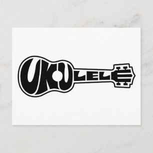 Ukulele Logo Postcard