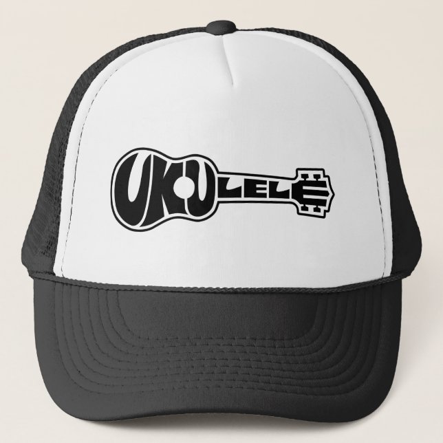 Ukulele Logo Trucker Hat (Front)