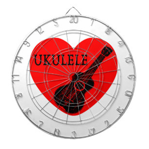 Ukulele Love Dartboard
