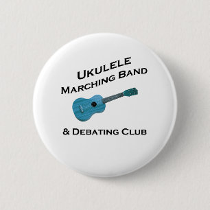 Ukulele Marching Band & Debating Club 6 Cm Round Badge