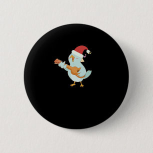Ukulele Merry Christmas 6 Cm Round Badge