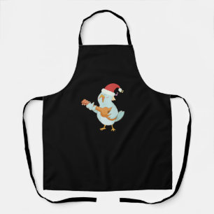 Ukulele Merry Christmas   Apron