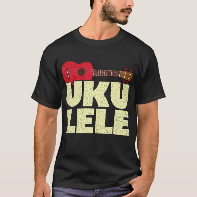 Ukulele Music Musical Instrument T-Shirt (Front)