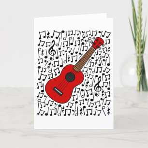 Ukulele Musical Notes Uke Player Musician
