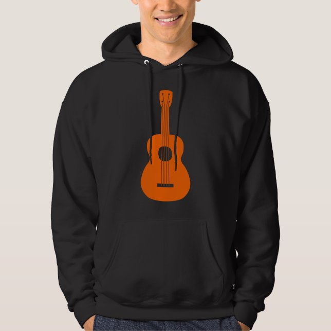 Ukulele - Orange Hoodie (Front)