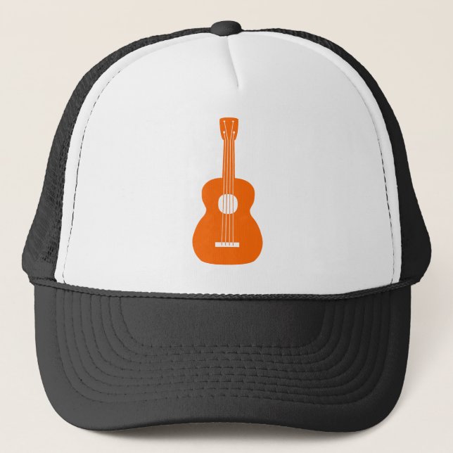Ukulele - Orange Trucker Hat (Front)