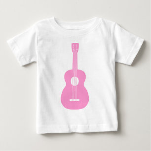 Ukulele - Pink Baby T-Shirt