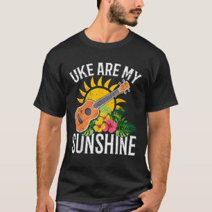Ukulele Player Hawaiian Sunset Ukulele Uke Are My T-Shirt