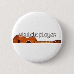Ukulele Player Magazine Logo 6 Cm Round Badge