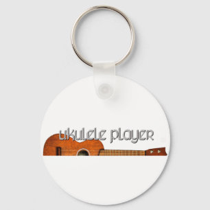 Ukulele Player Magazine Logo Key Ring