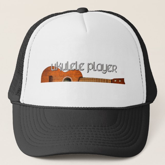Ukulele Player Magazine Logo Trucker Hat (Front)