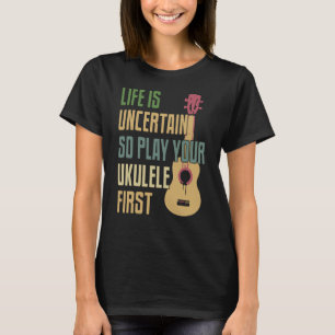 Ukulele Player Retro Style T-Shirt