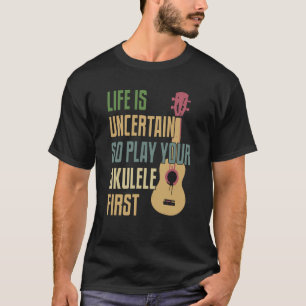 Ukulele Player Retro Style T-Shirt