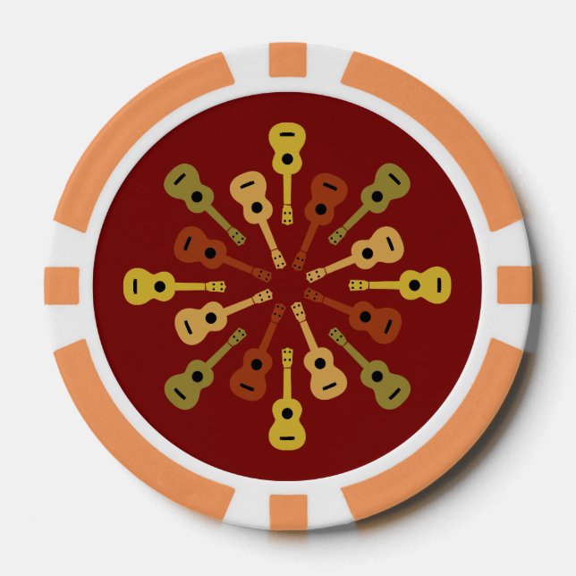 Ukulele poker chips (Front)