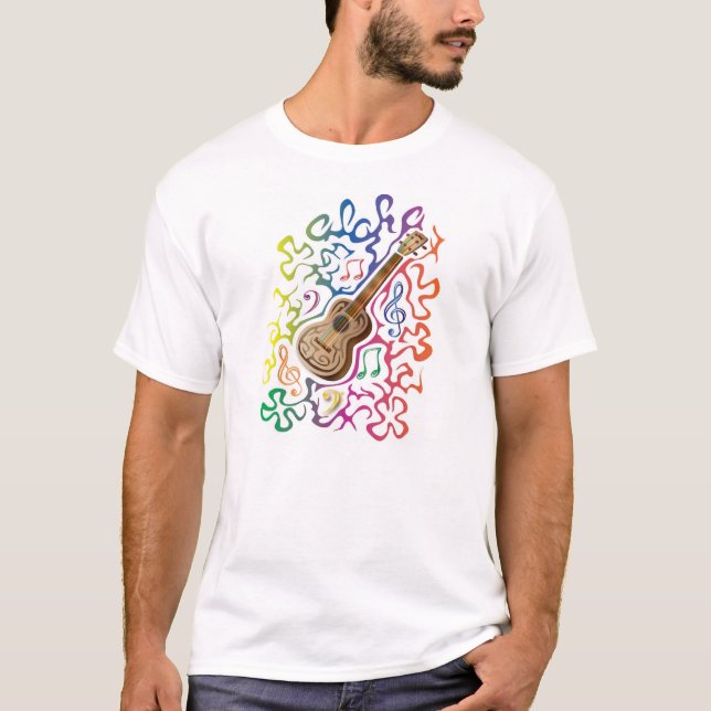 Ukulele Rainbow T-Shirt (Front)