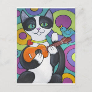 Ukulele Serenade Postcard