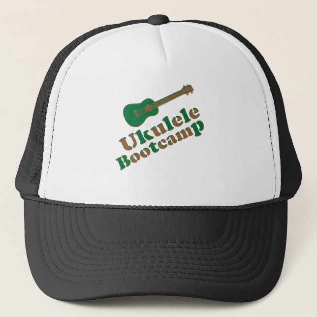 ukulele trucker hat (Front)