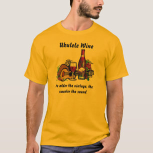 Ukulele Wine T-Shirt