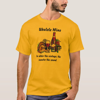 Ukulele Wine T-Shirt