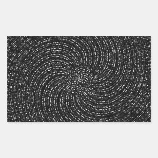 Ulam Spiral Rectangular Sticker