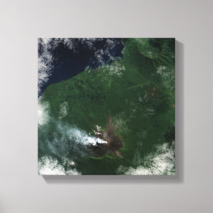 Ulawun Volcano of New Britain Summit Canvas Print