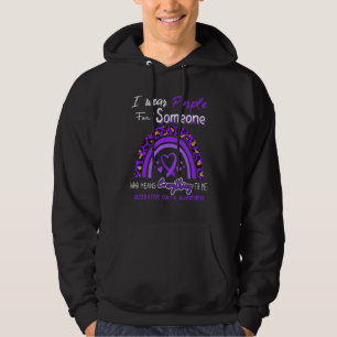 Ulcerative Colitis Awareness I Wear Purple For Som Hoodie