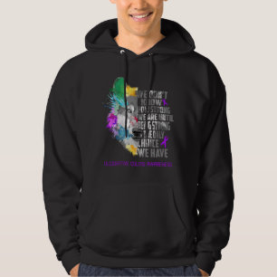 Ulcerative Colitis Awareness Ribbon Support Gifts Hoodie