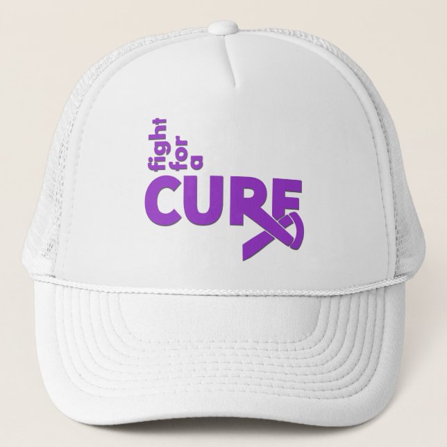 Ulcerative Colitis Fight For A Cure Trucker Hat (Front)