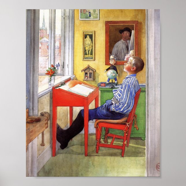 Ulf Doing His Homework Poster (Front)