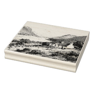 Ullapool, LochBroom Scotland – Highland by the Sea Rubber Stamp