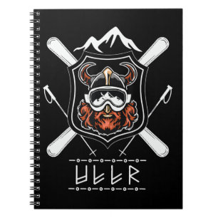 Ullr God Archery Norse Hunting Viking Vintage Gift Notebook