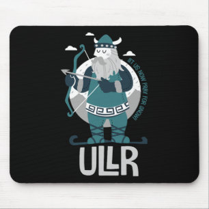 Ullr Norse God Of Snow Patron Saint Of Skiers And Mouse Pad