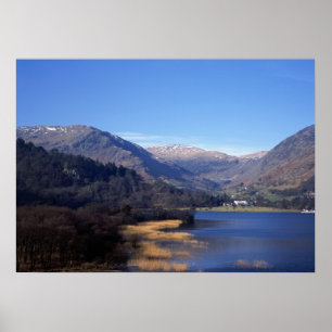 Ullswater Cumbria England Postcard Cushion Poster