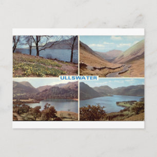 Ullswater Vintage Lake District Multiview Postcard