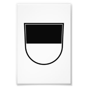 Ulm flag city germany symbol emblem lion photo print