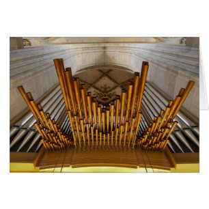 Ulm Munster organ card