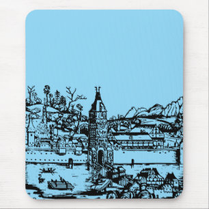 Ulm town in Baden-Württemberg in Germany Mouse Pad