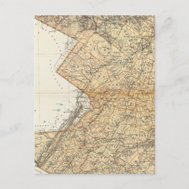 Ulster, Orange counties Postcard (Front)