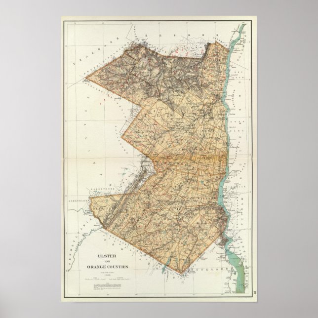 Ulster, Orange counties Poster (Front)