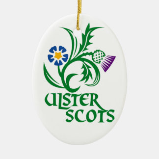 Ulster Scots (Scots-Irish) design. Ceramic Ornament