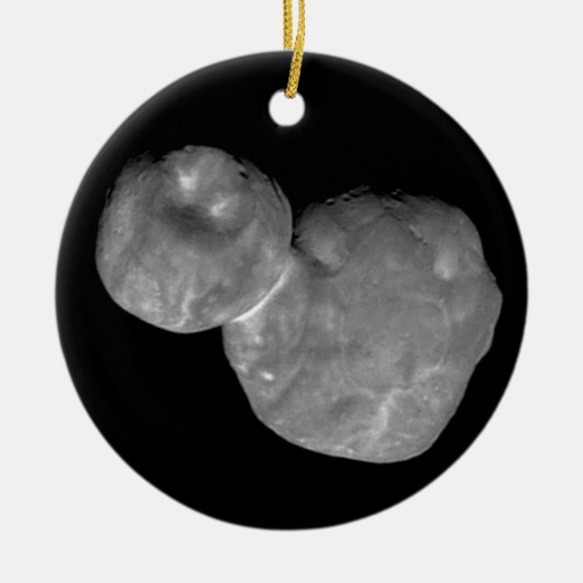 Ultima Thule Arrokoth Kuiper Belt Object Ceramic Ornament (Front)