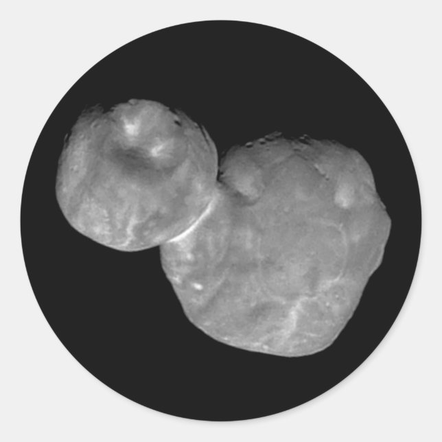 Ultima Thule Arrokoth Kuiper Belt Object Classic Round Sticker (Front)