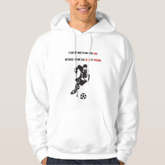 Ultimate Canadian Sports Hybrid: Soccer & Hockey   Hoodie