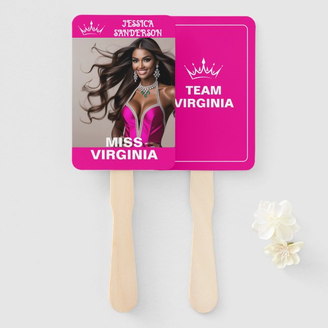 Ultimate Crown Pageant Wavers | Set of Fans (Front and Back)