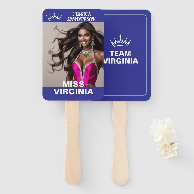 Ultimate Crown Pageant Wavers | Set of Fans (Front and Back)