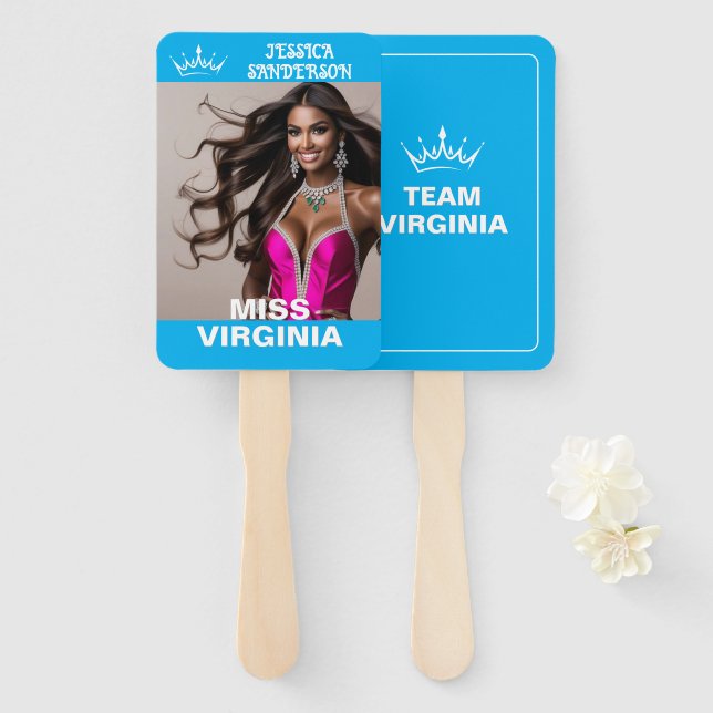 Ultimate Crown Pageant Wavers | Set of Fans (Front and Back)