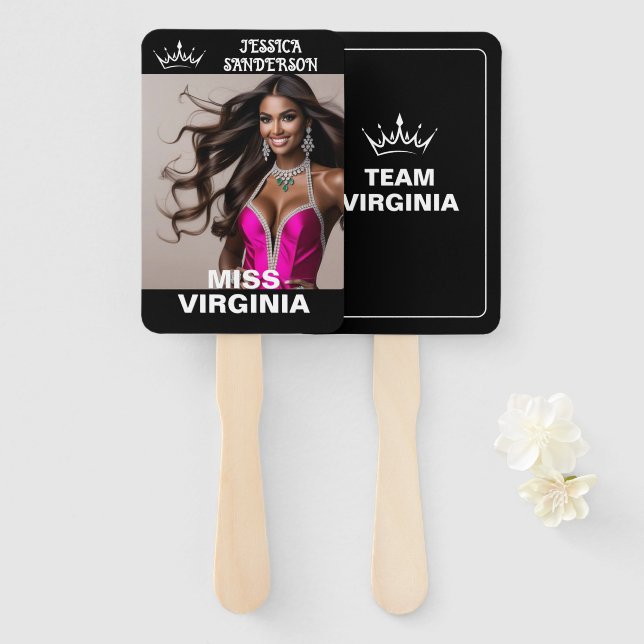Ultimate Crown Pageant Wavers | Set of Fans (Front and Back)
